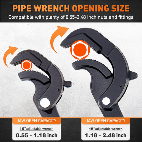 HORUSDY ergonomic soft-TPR handle reduces fatigue during long jobs.