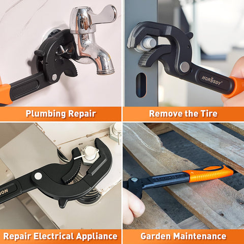 HORUSDY HVAC and plumbing tasks with reliable gripping action.