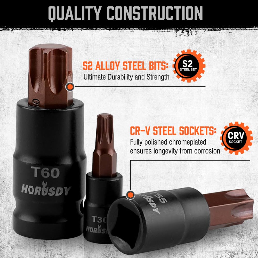 HORUSDY laser-marked sizes – high-contrast readouts for fast identification.