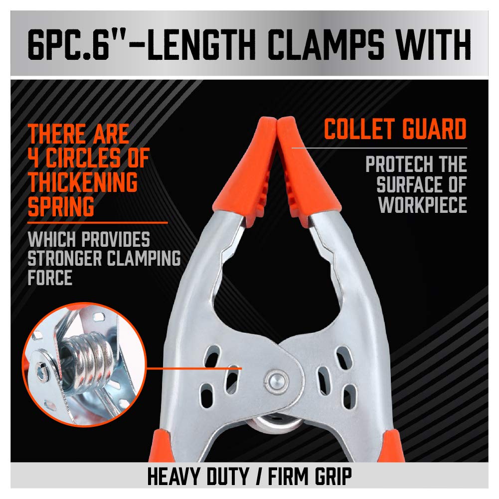 HORUSDY non-slip grip protects work surface while securing items.