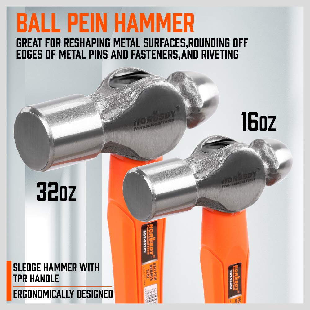 HORUSDY non-slip handle design enhances grip during long use.