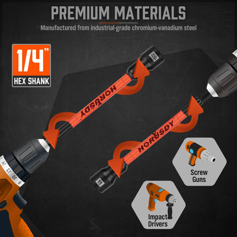 HORUSDY-6inch-extra-long reach helps access tight spaces confidently