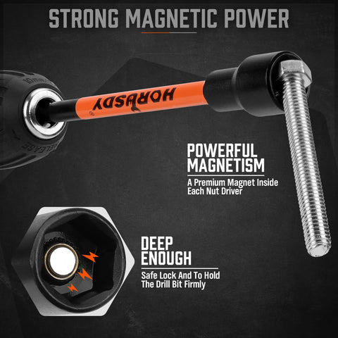 HORUSDY quick-change shank enables rapid tool transitions on heavy-duty jobs