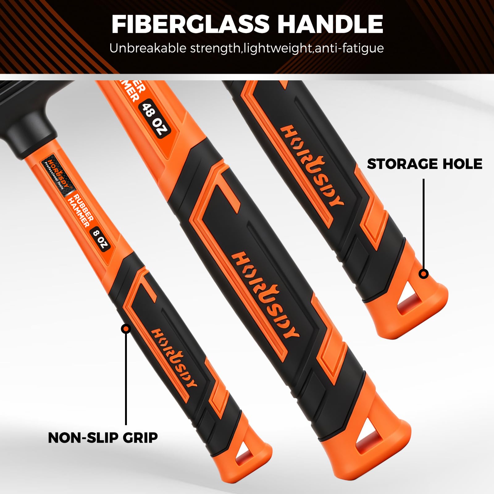 HORUSDY One Piece Molded Body delivers durability and long service life