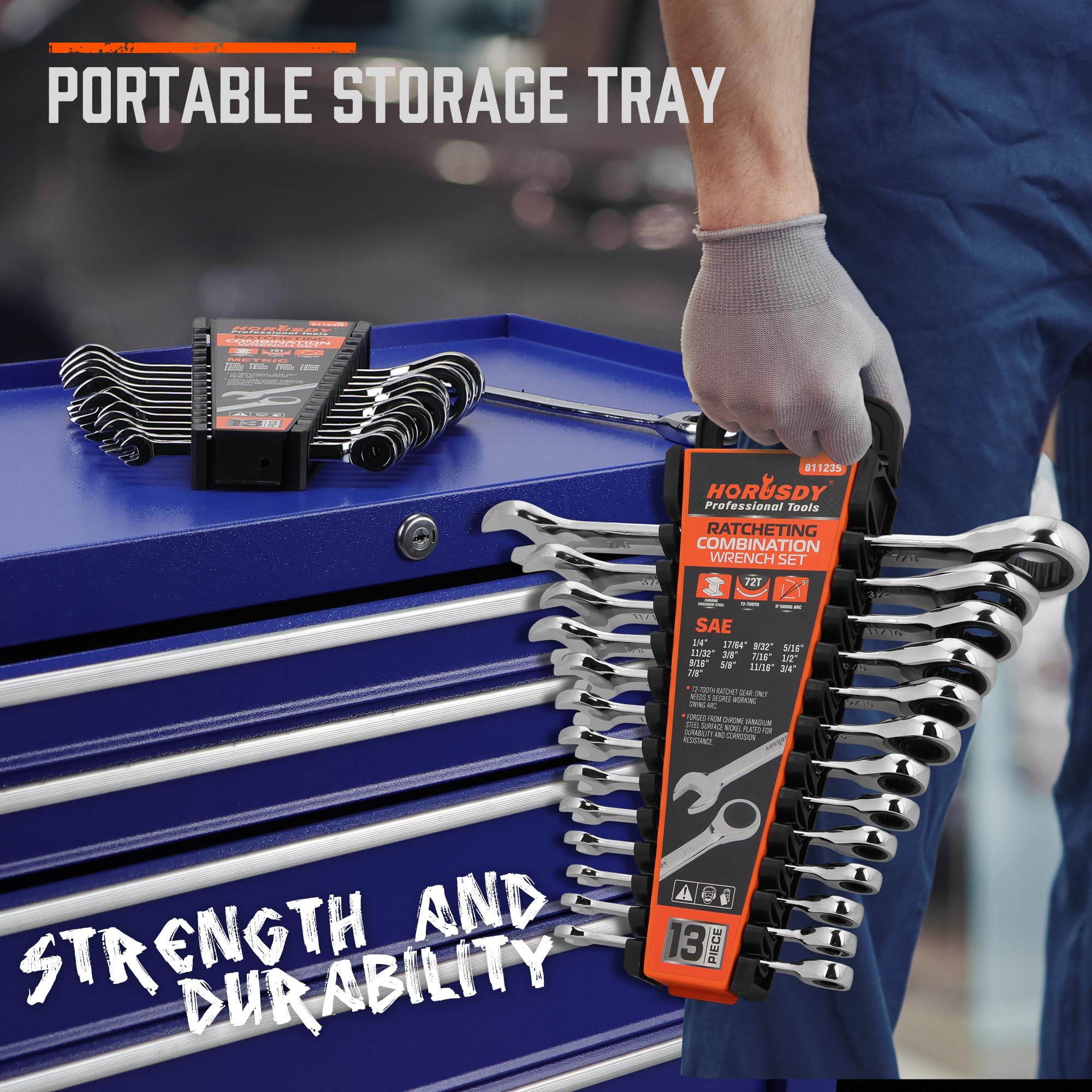 HORUSDY portable organizer keeps set ready to use
