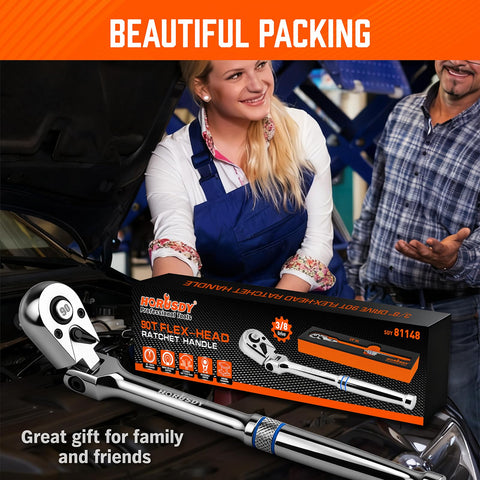 HORUSDY reliable CR-V ratchet for professional and DIY projects