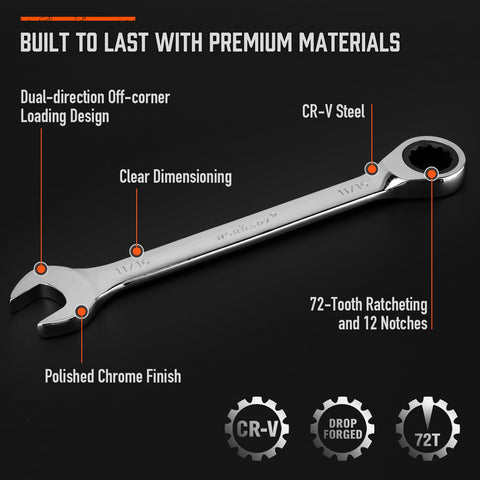 HORUSDY SAE size coverage supports automotive, appliance, and home repairs