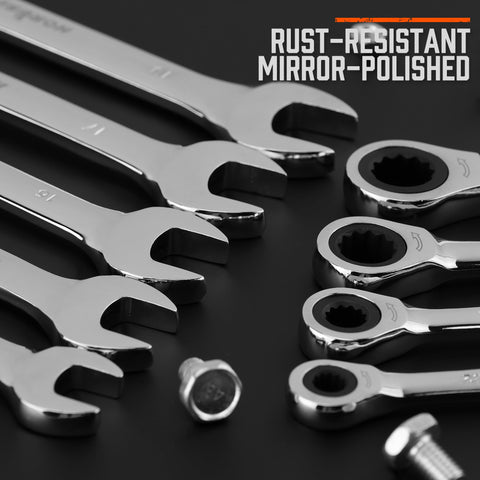 HORUSDY SAE sizes 1-4-inch to 3-4-inch for projects.