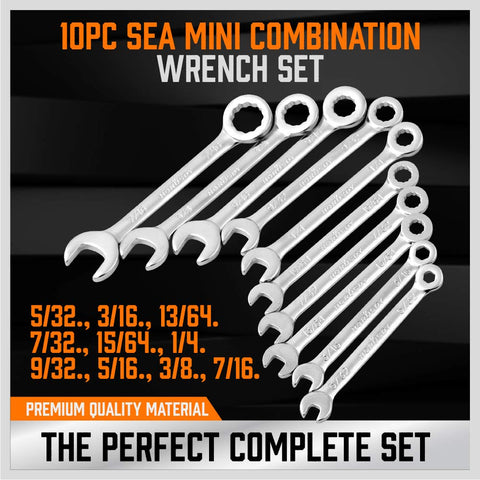 HORUSDY SAE wrenches cover 5/32 to 7/16 inches