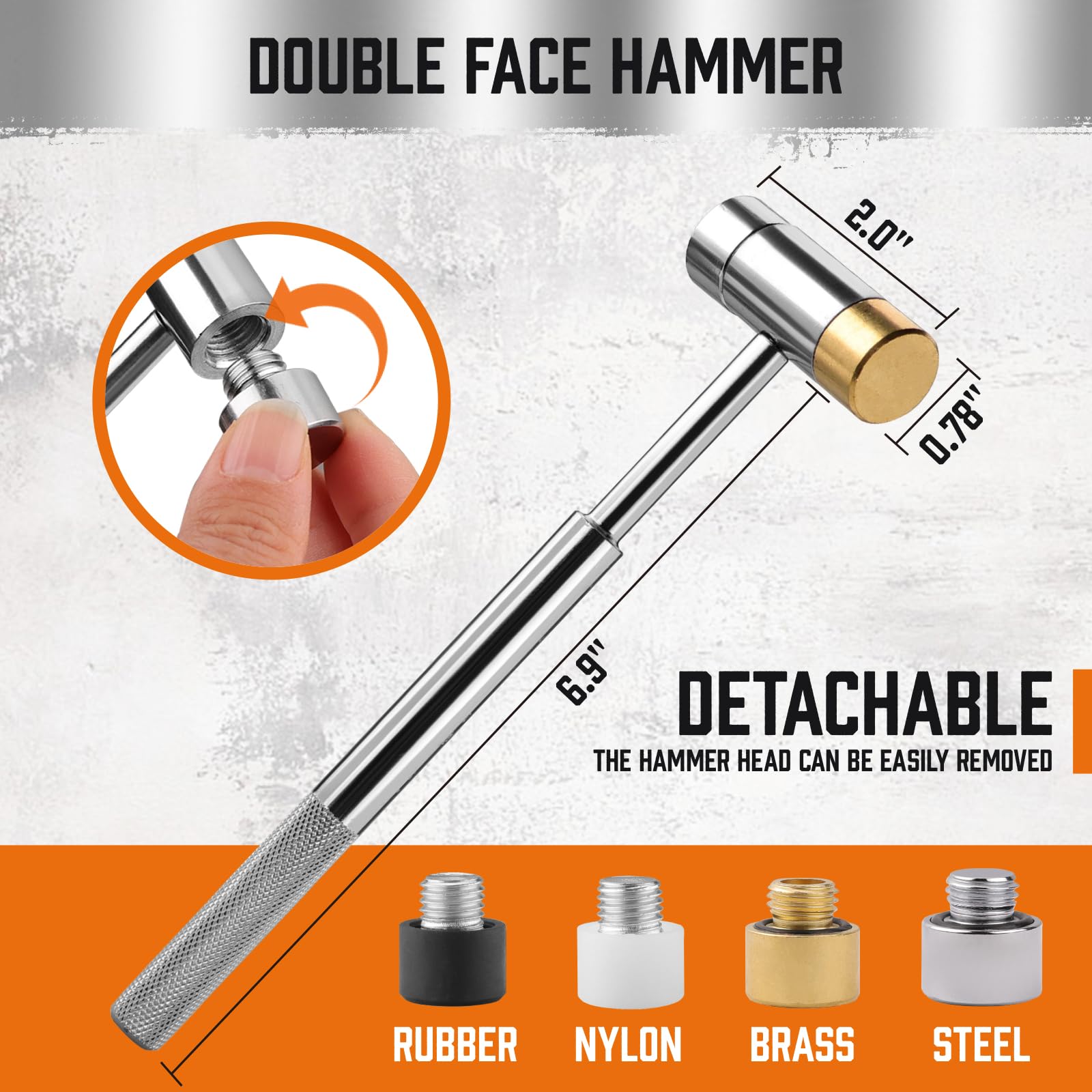 HORUSDY special-plastics punches protect surfaces during work.