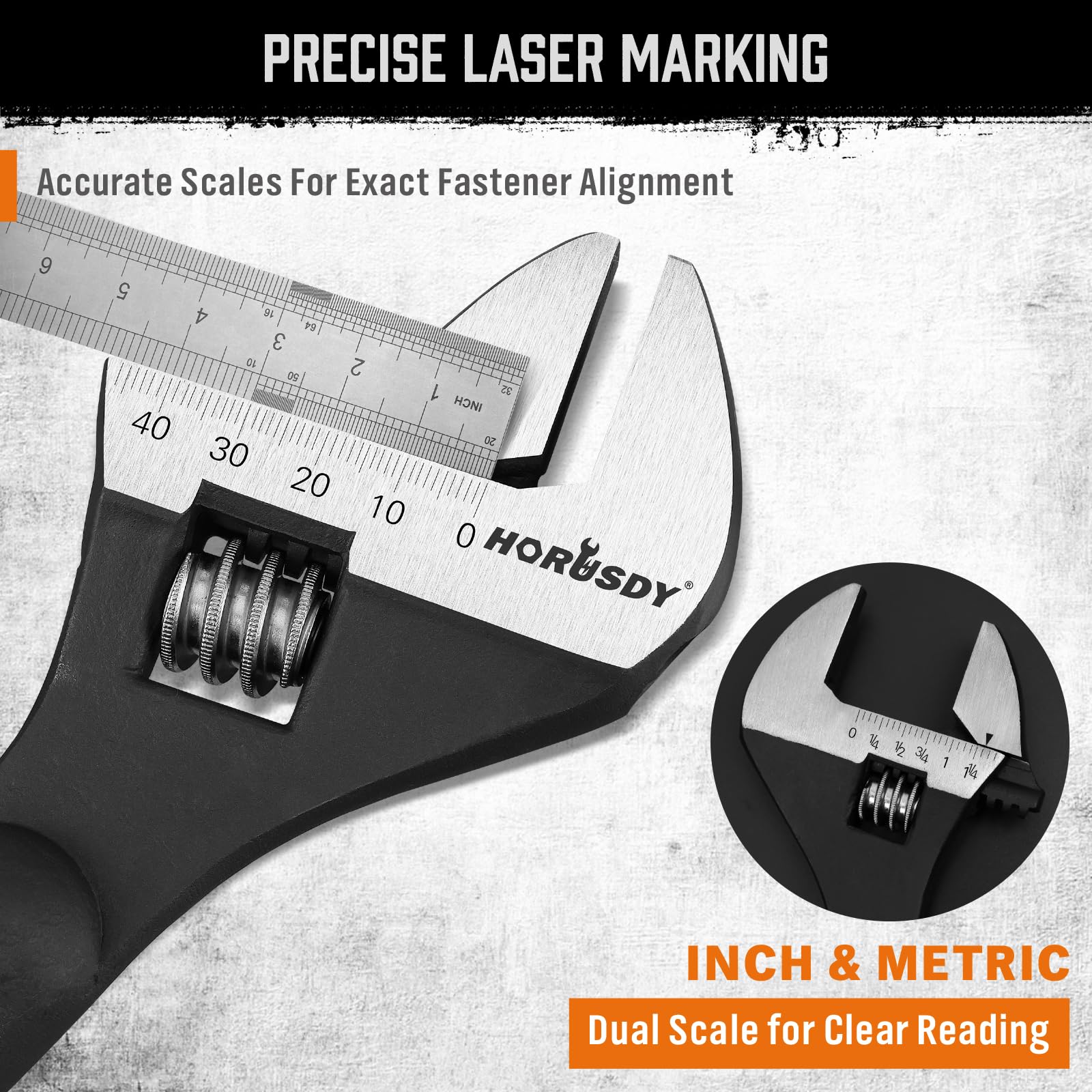 HORUSDY spud wrench tapered bolt alignment feature speeds assembly
