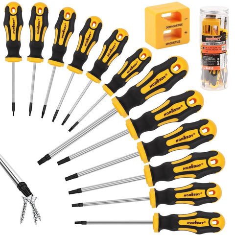HORUSDY torx screwdrivers with magnetic head for easy screw handling