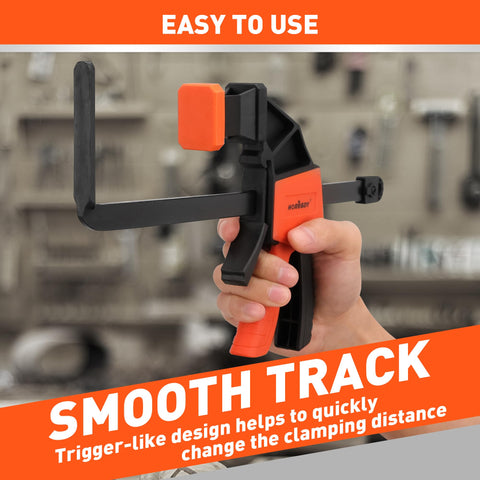 HORUSDY two-pack clamps ready for versatile projects