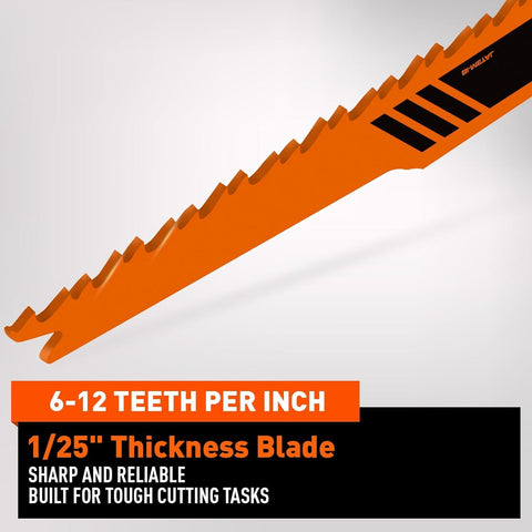 HORUSDY universal shank compatibility with most reciprocating saws
