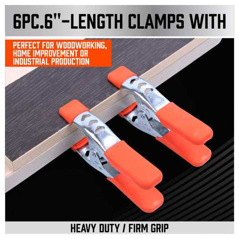 HORUSDY clamps ideal for carpentry, decoration, and industrial projects.