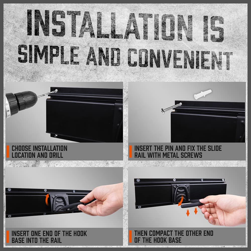 HORUSDY wall stud installation guide for easy mounting.