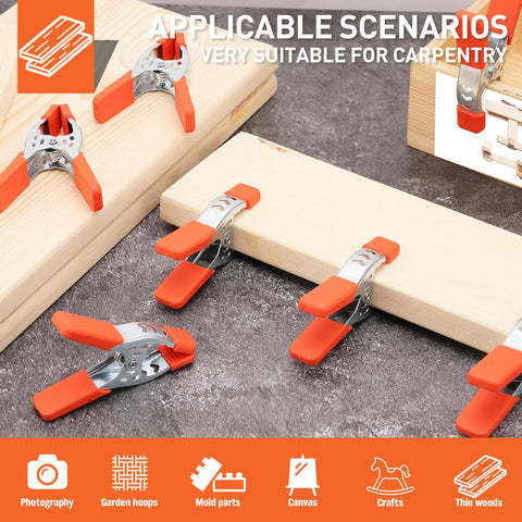 HORUSDY clamps suitable for wood, metal and fabric projects
