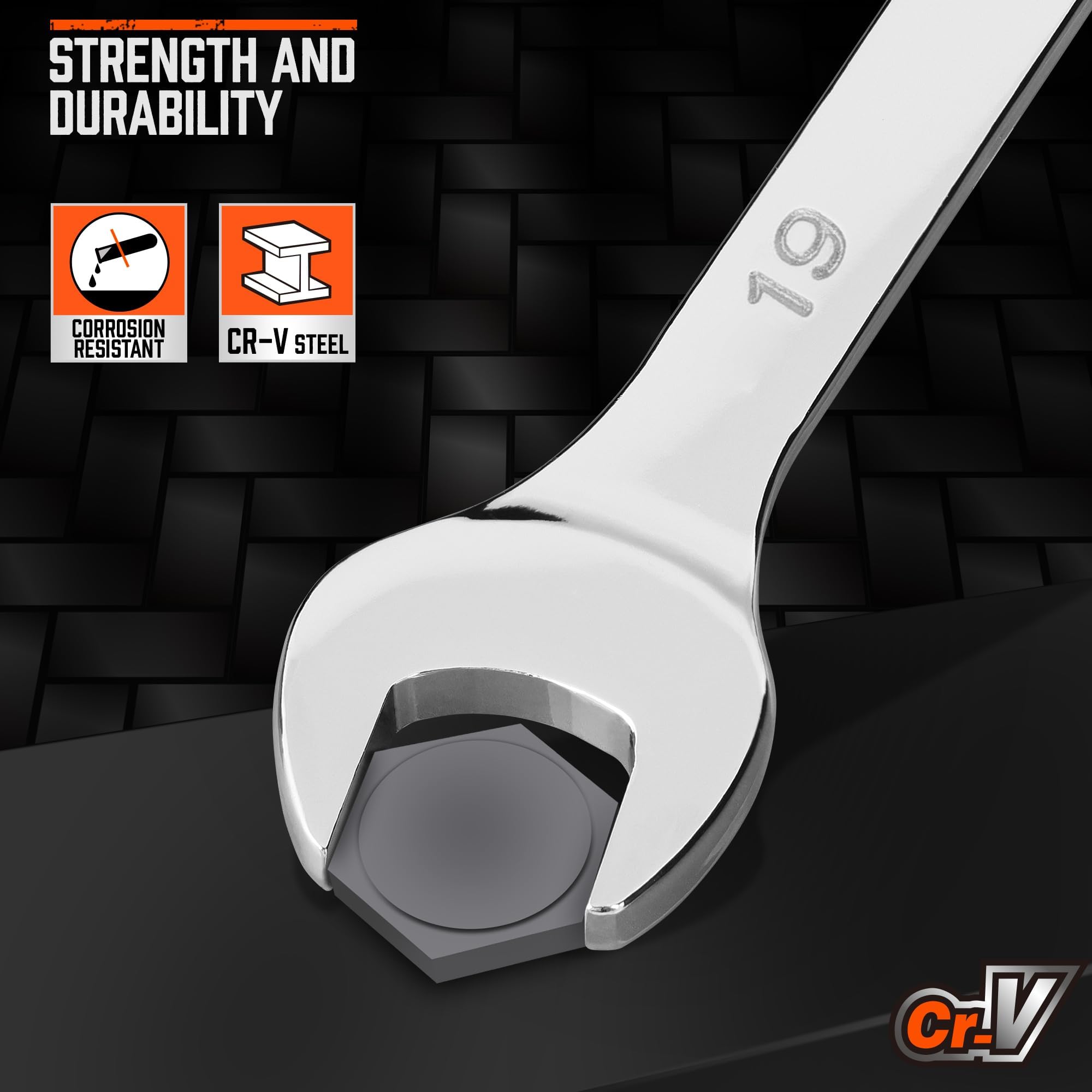 HORUSDY 15-degree offset for better access in restricted areas.
