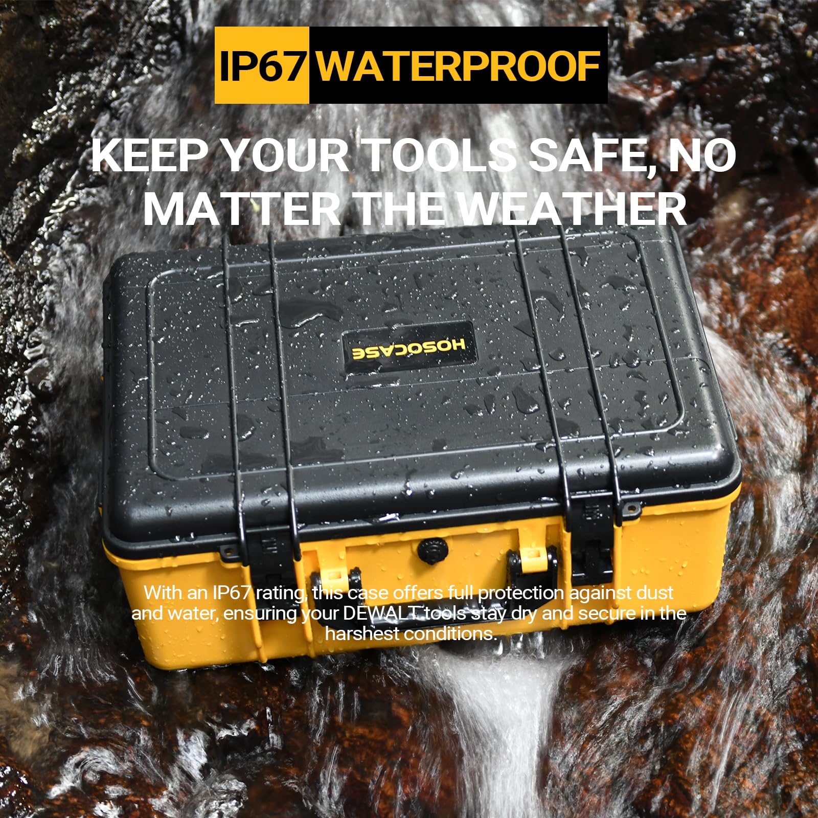 HOSOCASE case for Dewalt DCC020IB, compact case only design for travel
