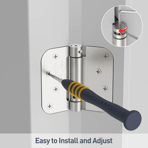 HOSOM ANSI Grade 1 UL-listed hinge set signifies trusted engineering.