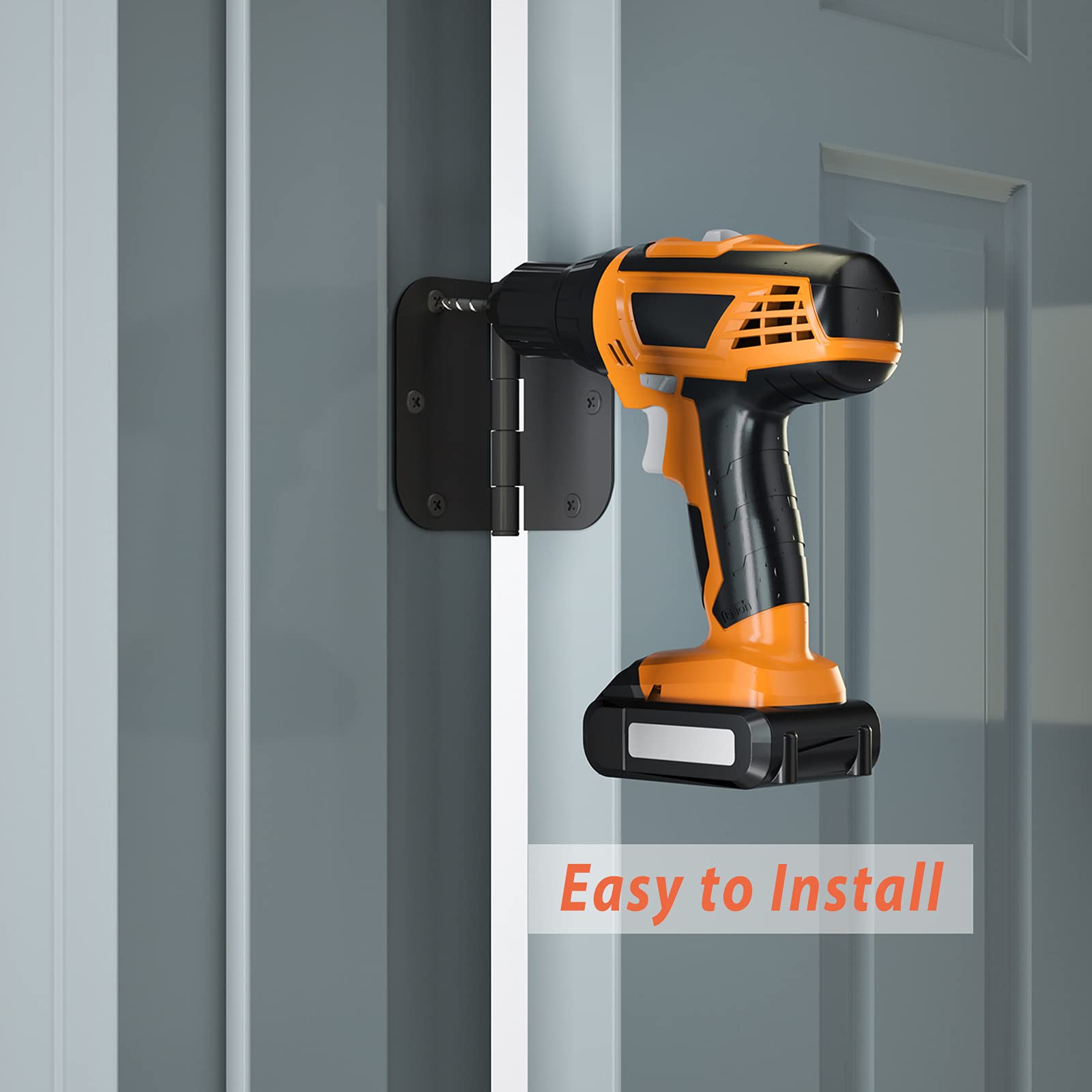 HOSOM hinges include screws for fast, simple installation.