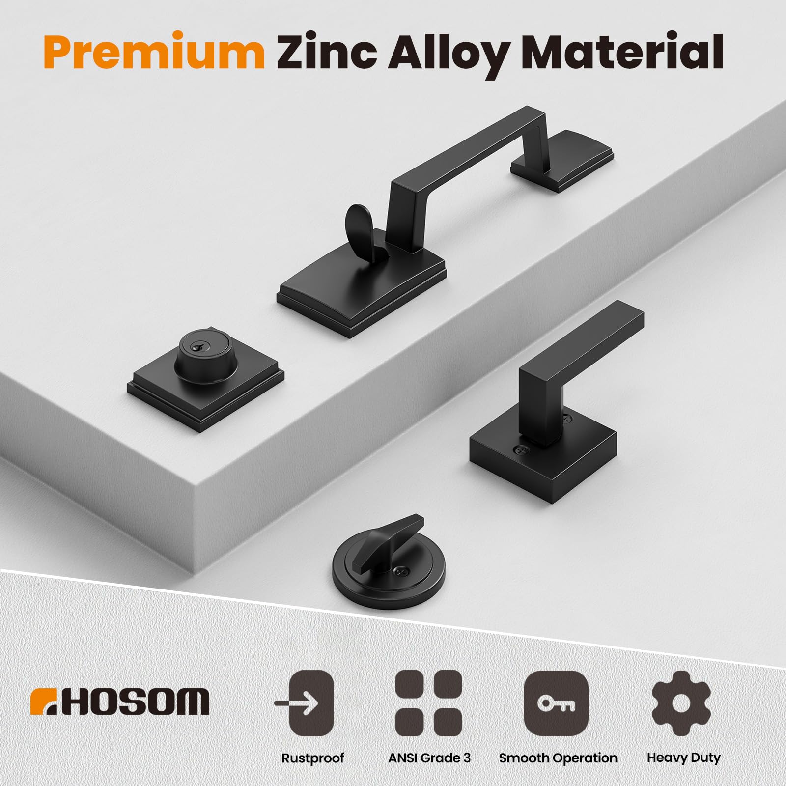 Three included keys support convenient shared access and backup entry.