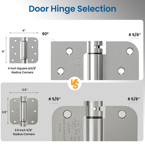 HOSOM square corners with five-eighths radius design for precise fit