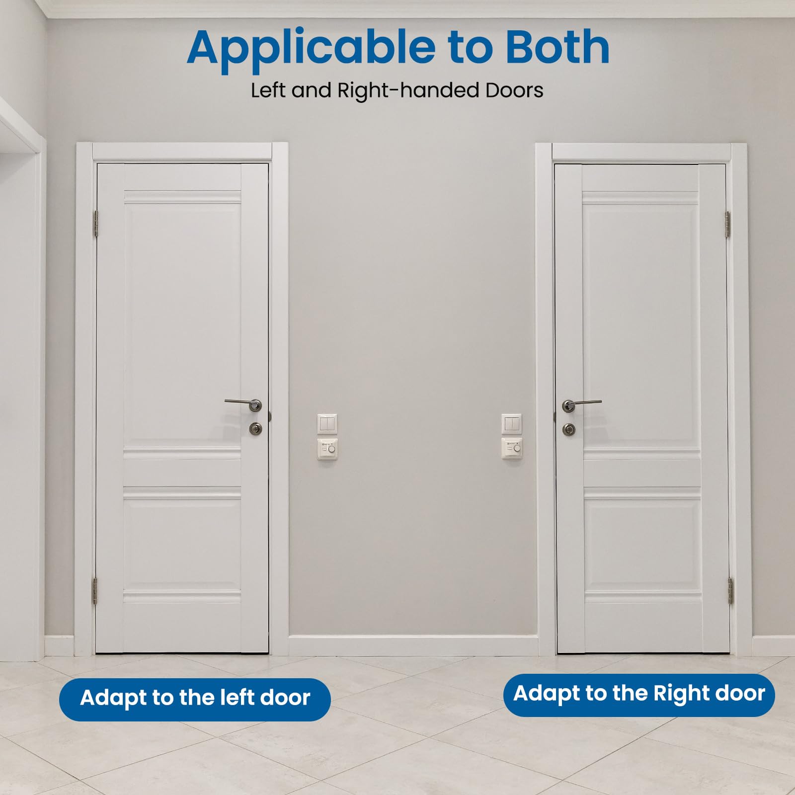 HOSOM versatile door applications from garage to front door in real use