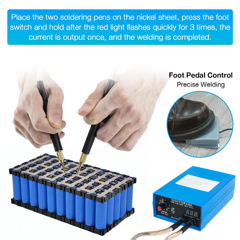 Hosyond 5000W control panel allows easy current adjustment and status monitoring.