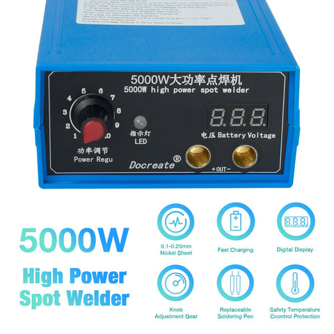 Hosyond spot welder welding pens with replaceable tips for durable performance.