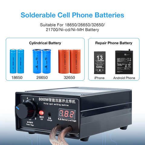 Hosyond 8000W rechargeable spot welder ready for next project
