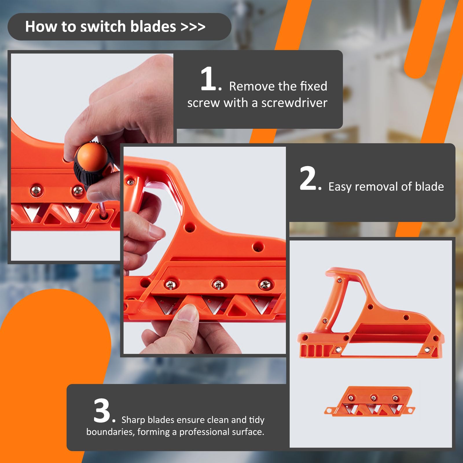 HOTBEST plasterboard fast cutter 45° and 60° combo for versatile edge shaping.