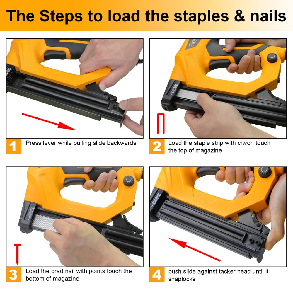 Hoteche 1-in 18GA brads offer versatile fastening.