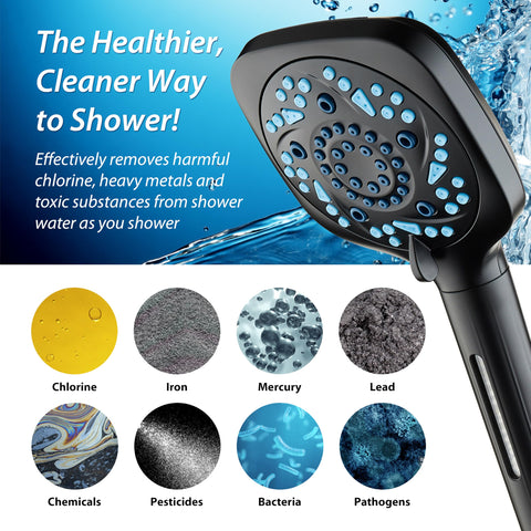 Hotel Spa anti-clog nozzles stay clear for consistent spray