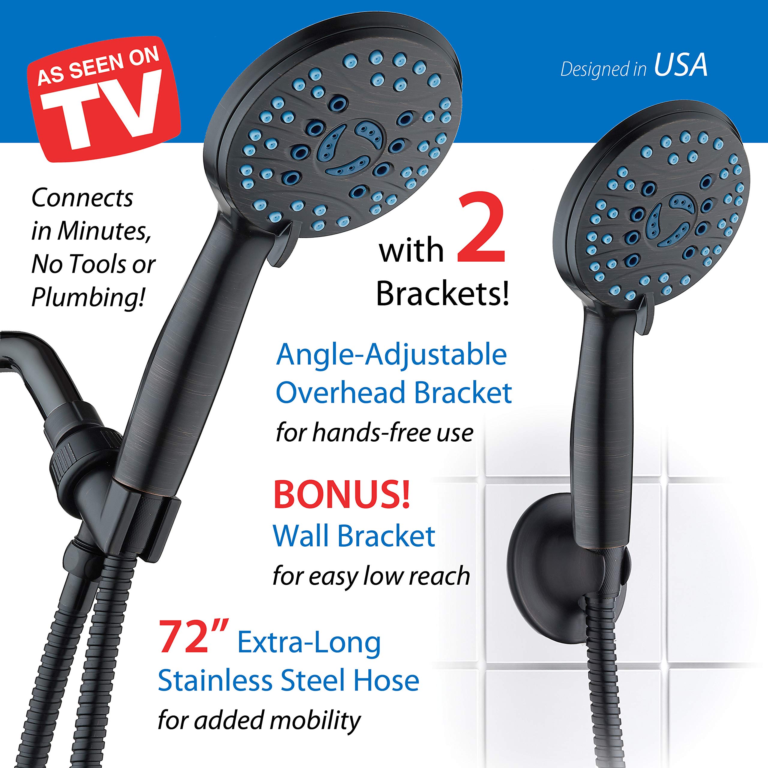 Hotel Spa Aquacare anti-clog technology maintains steady flow