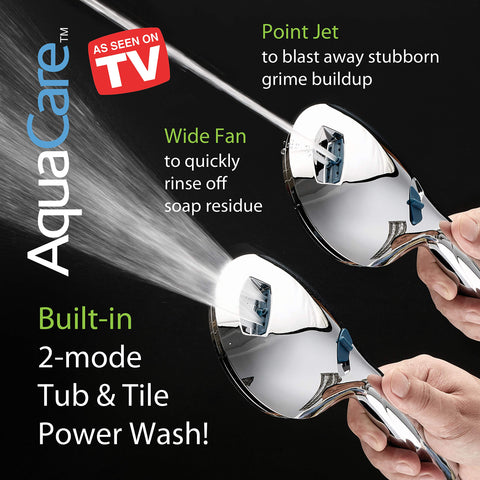 Hotel Spa AquaCare complete care system supports family bathing and cleaning routines.