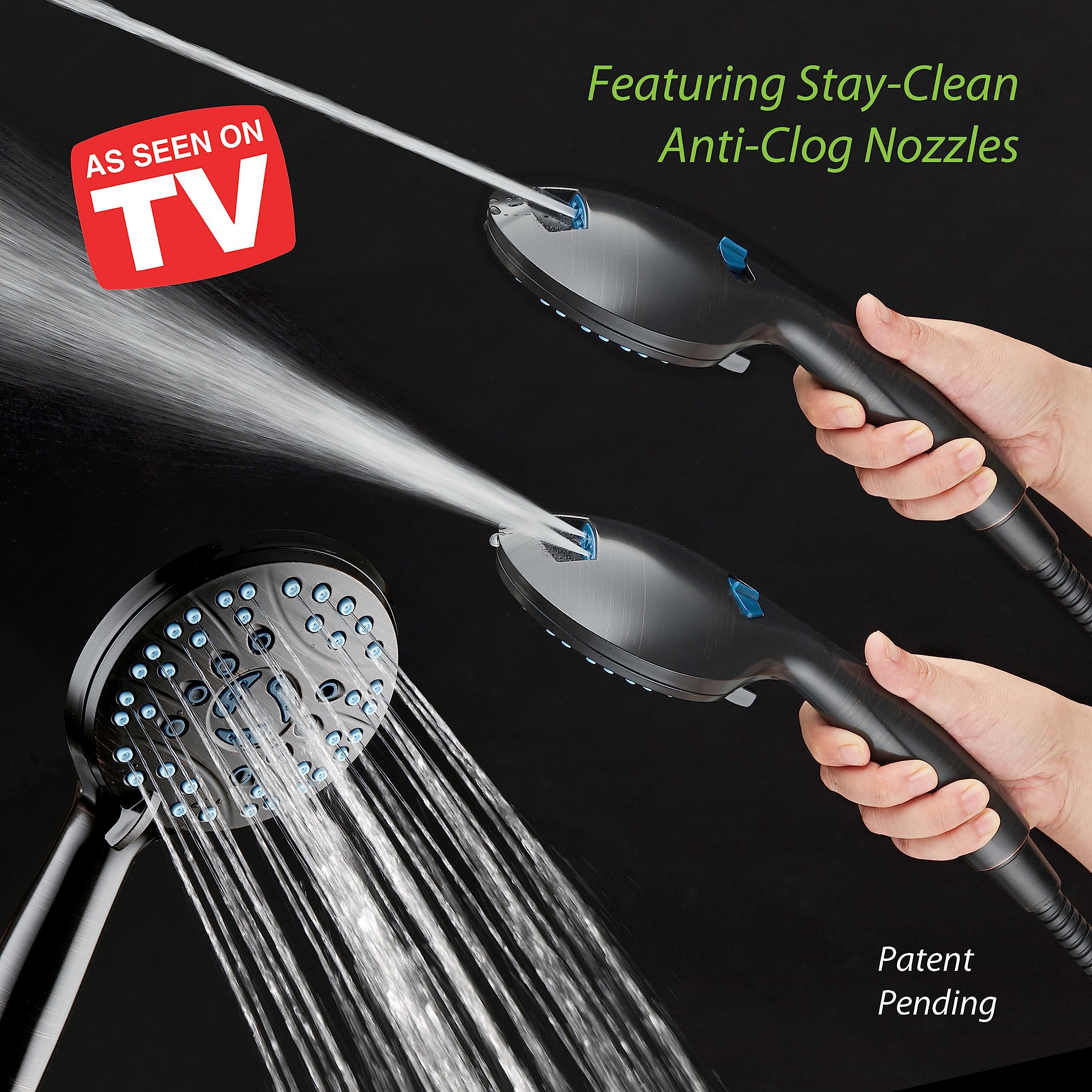 Hotel Spa Aquacare high-pressure flow enhances quick rinsing