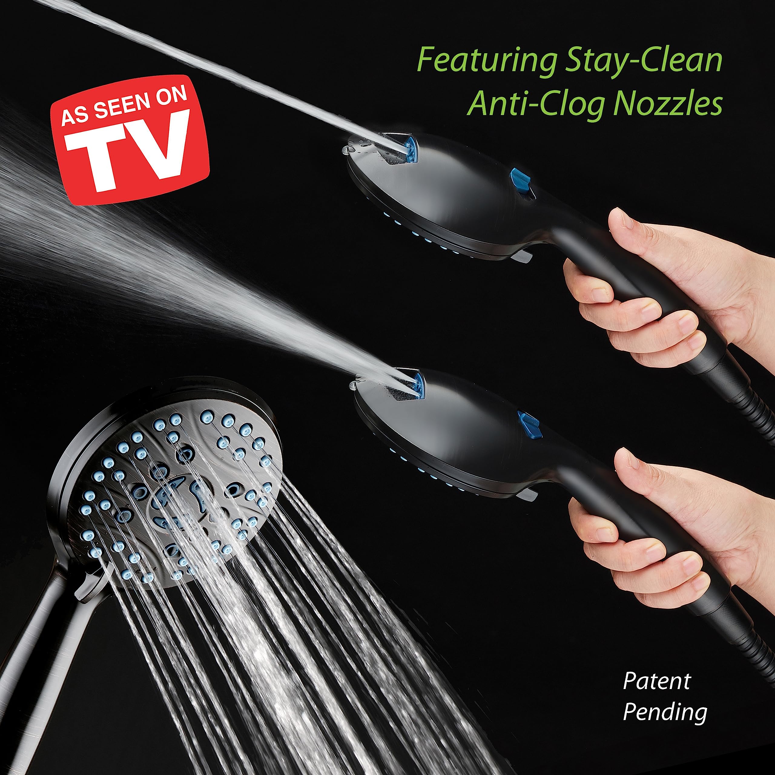 Hotel Spa AquaCare power wash feature blasts tub grime from six feet away