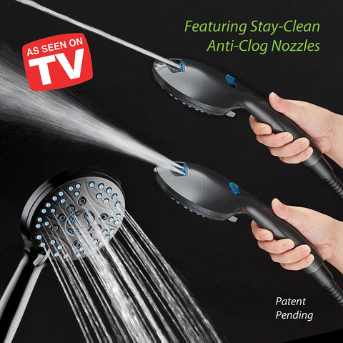 Hotel Spa Aquacare self-clean nozzles help resist grime and maintain spray