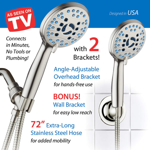 Hotel Spa AquaCare 1.8 GPM flow balances power and water use