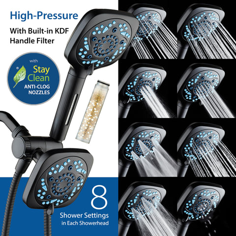 Hotel Spa power wash feature cleans tubs and tiles quickly from a distance