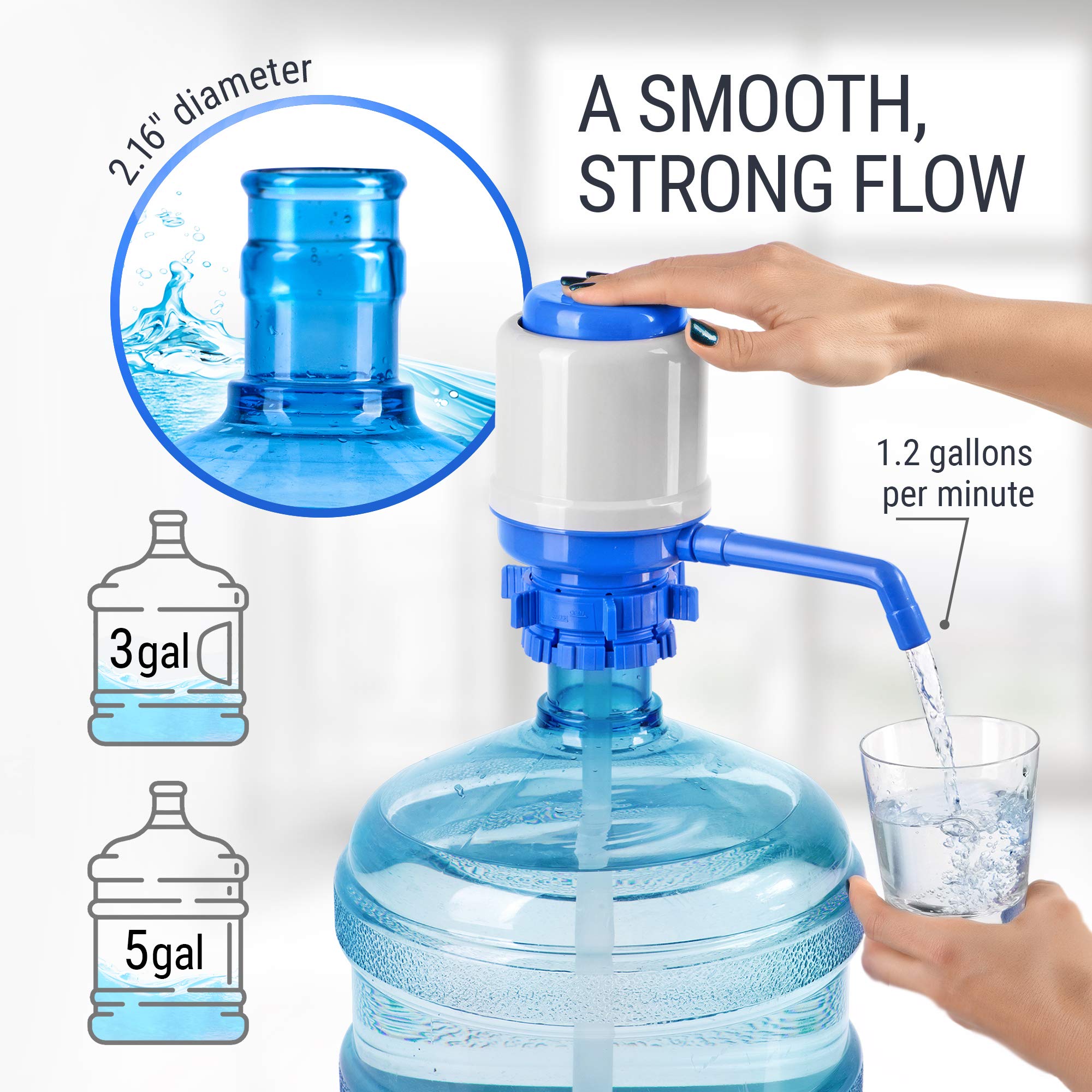 HotFrost protective spout cap preventing spills during pouring