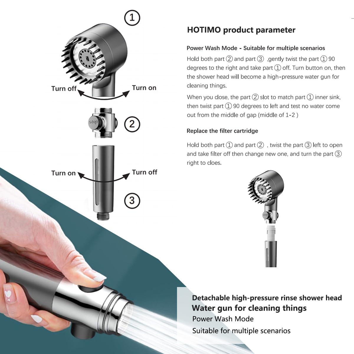 HOTIMO easy-install brackets simplify mounting in any bathroom