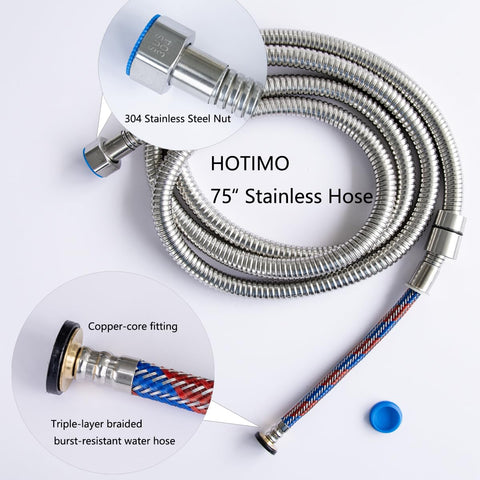 HOTIMO power wash mode aids quick cleaning of tubs and tiles