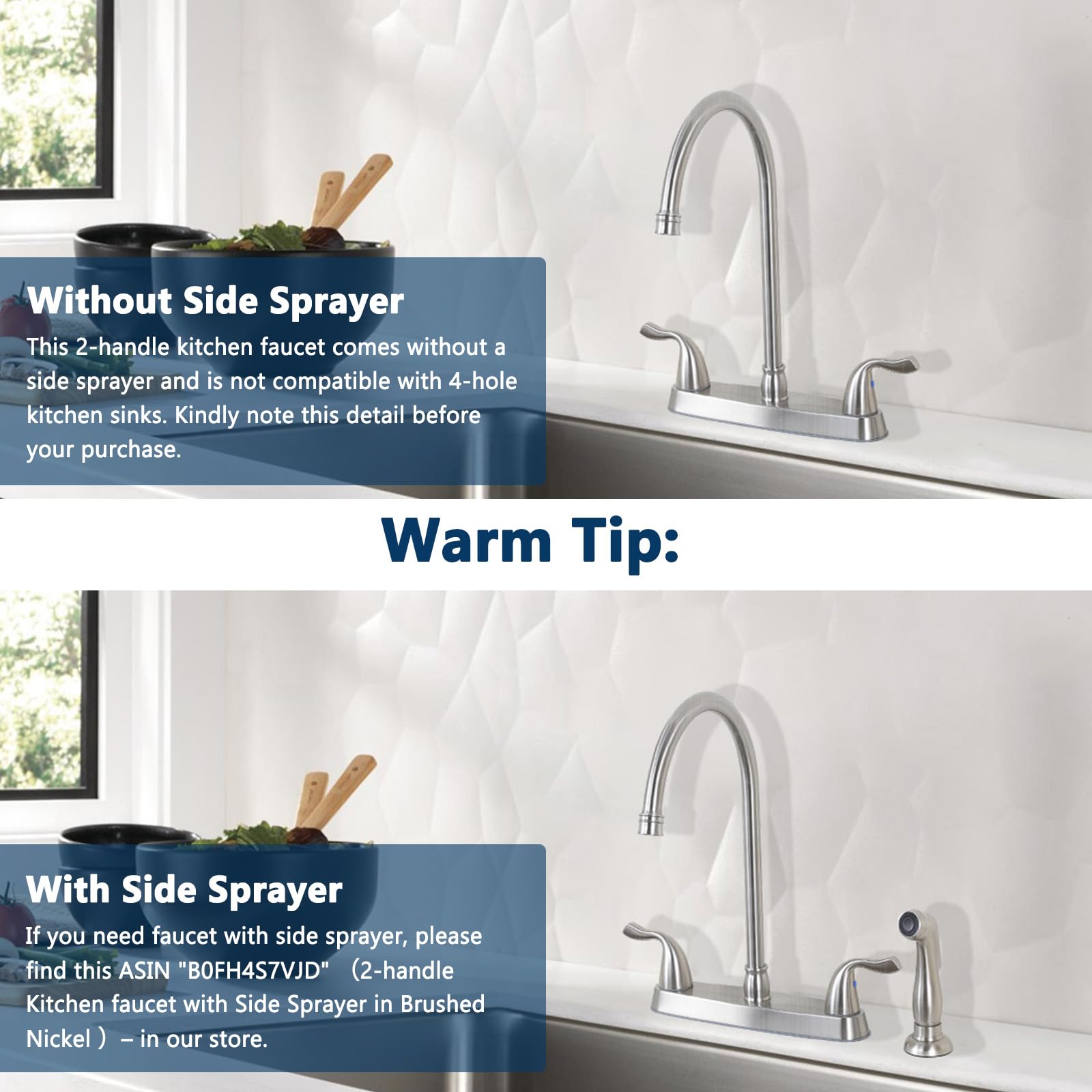 HOTIS HOME 360-degree rotation enables versatile sink tasks.