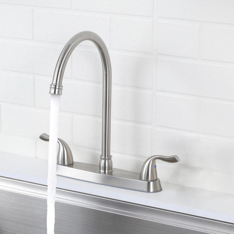 HOTIS HOME brushed nickel finish resists scratches and corrosion.