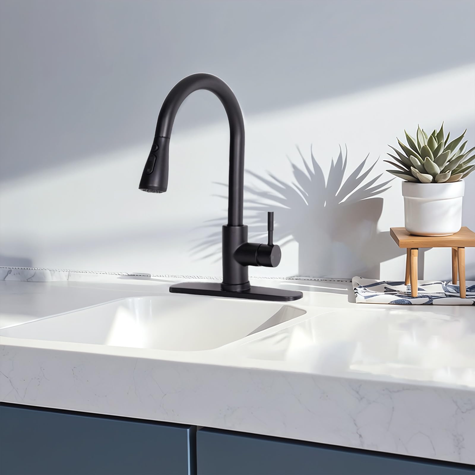 HOTIS HOME faucet suited for farmhouse, RV, laundry, and bar areas