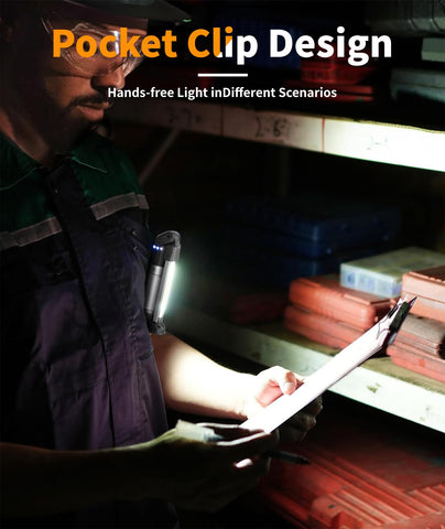 HOTLIGH compact size fits toolkit or pocket for easy transport.