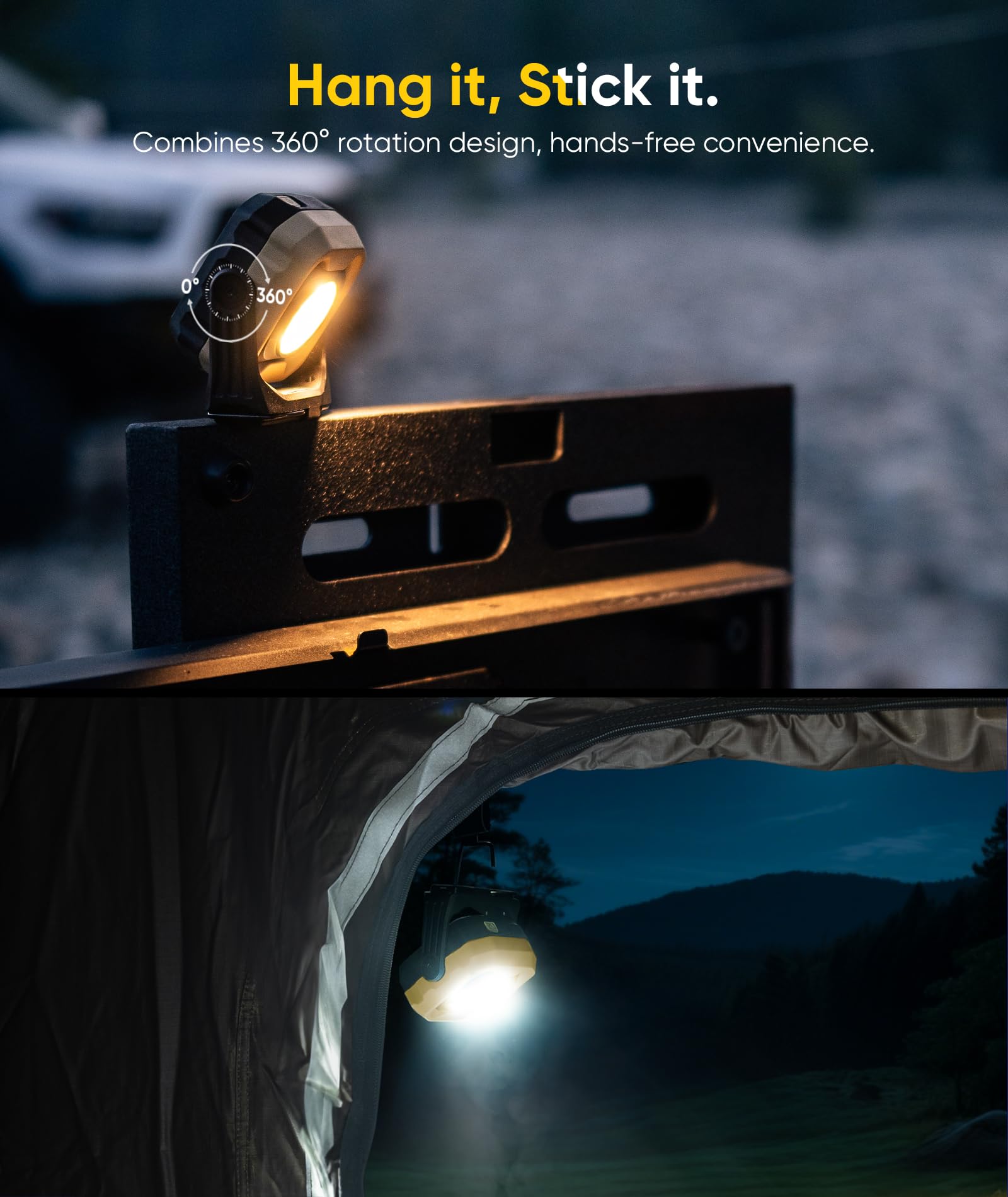 HOTLIGH IPX4 rugged shell withstands rain and drops in tough environments
