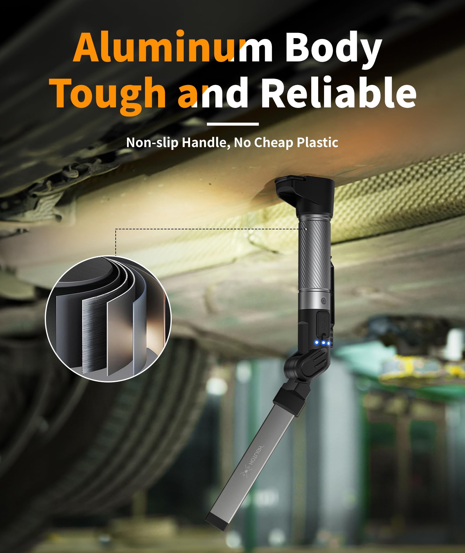 HOTLIGH USB-C fast-charge light powers quick repairs.